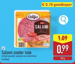 ALDI Salami zonder look aanbieding