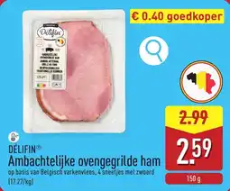 ALDI Delifin Ambachtelijke ovengegrilde ham aanbieding