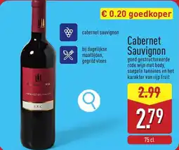 ALDI Cabernet Sauvignon aanbieding