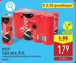 ALDI River Cola zero aanbieding