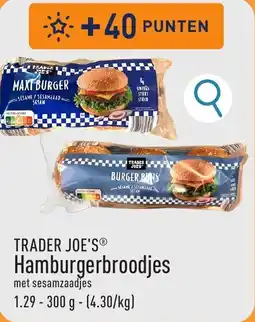 ALDI Trader Joe's Hamburgerbroodjes aanbieding