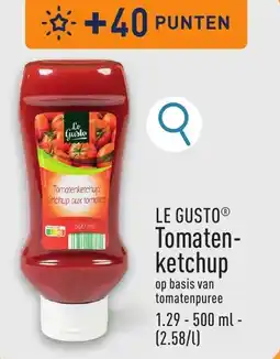 ALDI Le Gusto tomaten ketchup aanbieding
