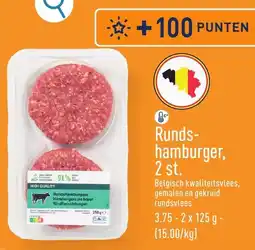 ALDI Rundshamburgers aanbieding