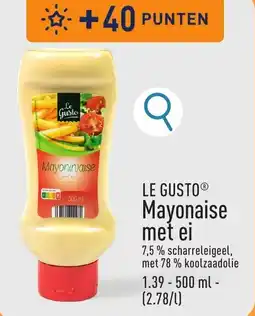 ALDI Le gusto Mayonaise met ei aanbieding