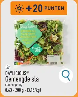 ALDI Daylicious Gemengde sla aanbieding