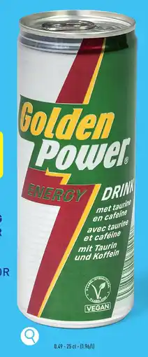 ALDI Golden Power energy drink aanbieding
