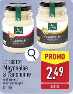 ALDI Le gusto mayonaise à l'ancienne aanbieding