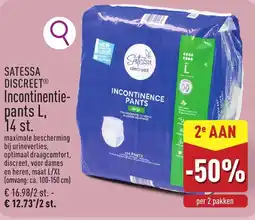 ALDI Satessa discreet incontinentie pants l aanbieding