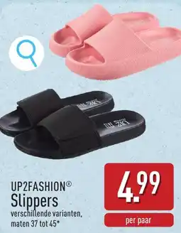 ALDI Up2fashion Slippers aanbieding