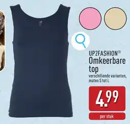 ALDI Up2fashion omkeerbare aanbieding