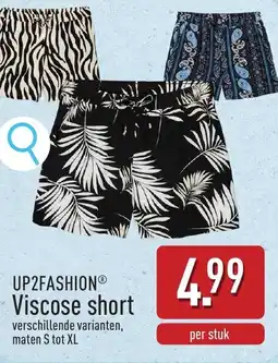 ALDI Up2fashion viscose short aanbieding