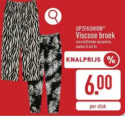 ALDI Up2fashion viscose broek aanbieding
