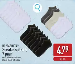 ALDI Up2fashion Sneakersokken aanbieding