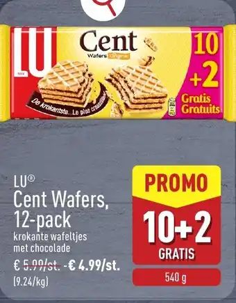 ALDI LU Cent Wafers aanbieding