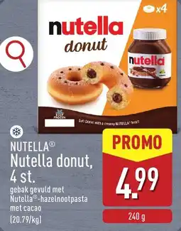 ALDI Nutella donut aanbieding