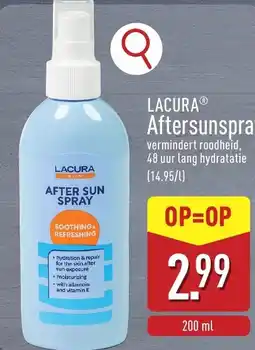 ALDI Lacura aftersunspray aanbieding