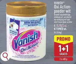 ALDI Vanish Oxi Action poeder wit aanbieding