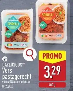 ALDI Daylicious vers pastagerecht aanbieding