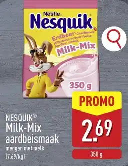 ALDI Nesquik Milk Mix aardbeismaak aanbieding