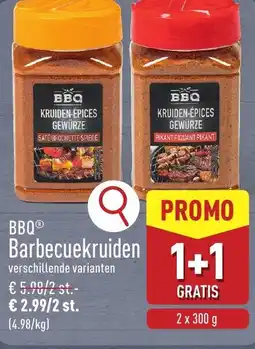 ALDI BBQ Barbecuekruiden aanbieding