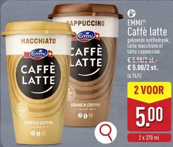 ALDI Emmi caffe latte aanbieding