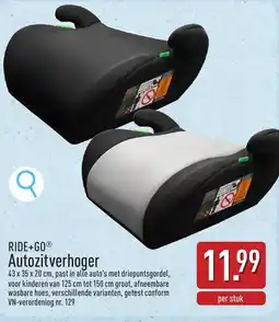 ALDI Ride+go autozitverhoger aanbieding
