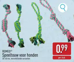 ALDI Romeo speeltouw voor honden aanbieding