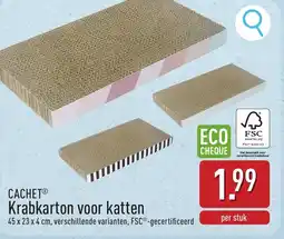 ALDI Cachet krabkarton voor katten aanbieding