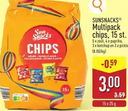ALDI Sunsnacks multipack chips aanbieding
