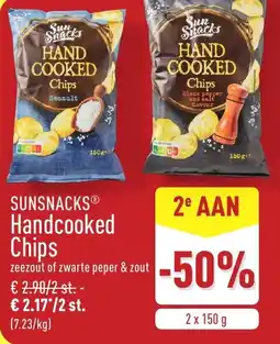 ALDI Sunsnacks handcooked aanbieding