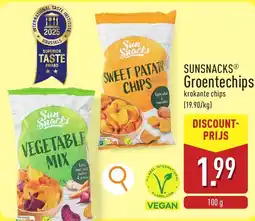 ALDI Sunsnacks groentechips aanbieding
