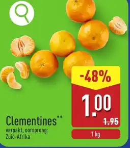 ALDI Clementines aanbieding