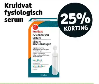 Kruidvat Kruidvat fysiologisch serum aanbieding