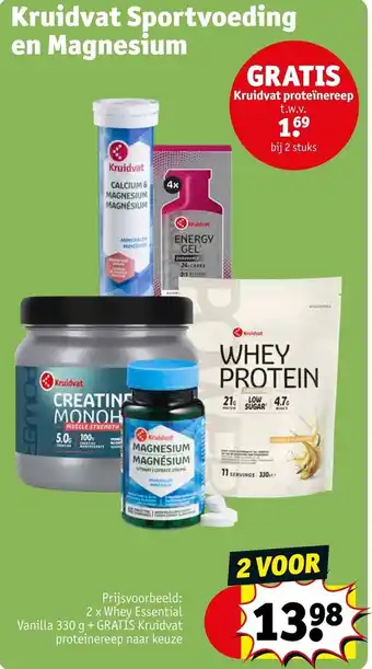 Kruidvat Kruidvat sportvoeding en magnesium aanbieding
