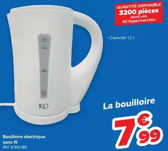 Bouilloire electrique sans fil