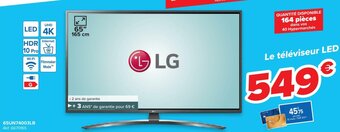 Carrefour LG 65UN74003LB aanbieding