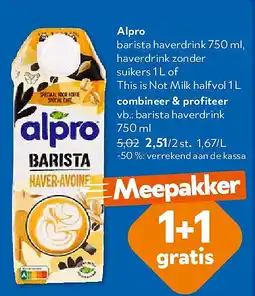 OKay Alpro barista haverdrink aanbieding
