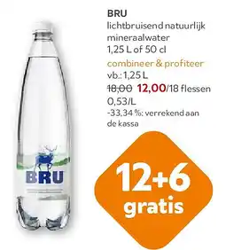 OKay BRU lichtbruisend natuurlijk mineraalwater of 50 cl aanbieding