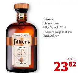 OKay Filliers Classic Gin 40,7 % vol aanbieding