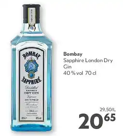 OKay Bombay Sapphire London Dry Gin 40 % vol aanbieding