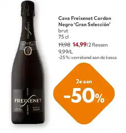 OKay Cava Freixenet Cordon Negro ‘Gran Selección’ brut aanbieding