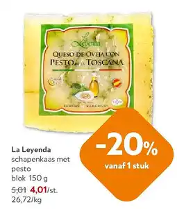 OKay La Leyenda schapenkaas met pesto blok aanbieding