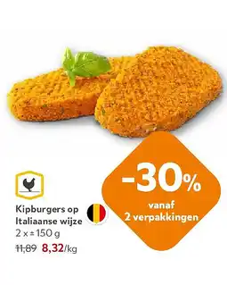 OKay Kipburgers op Italiaanse wijze aanbieding