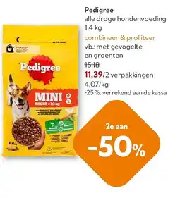 OKay Pedigree met gevogelte en groenten aanbieding