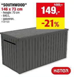 Hubo Keter "Southwood" aanbieding