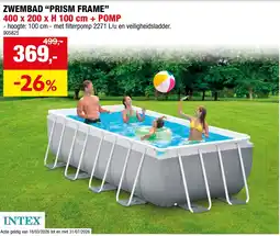 Hubo Intex Zwembad Prism Frame aanbieding