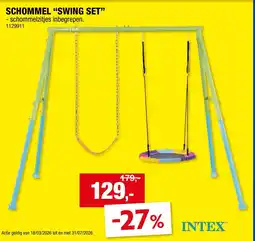 Hubo Intex Schommel Swing Set aanbieding