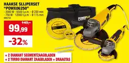 Hubo Powerplus Haakse Slijperset "POWX06250" aanbieding