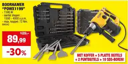 Hubo Powerplus Boorhamer "POWX1199" aanbieding