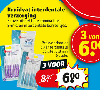 Kruidvat Kruidvat interdentale verzorging aanbieding